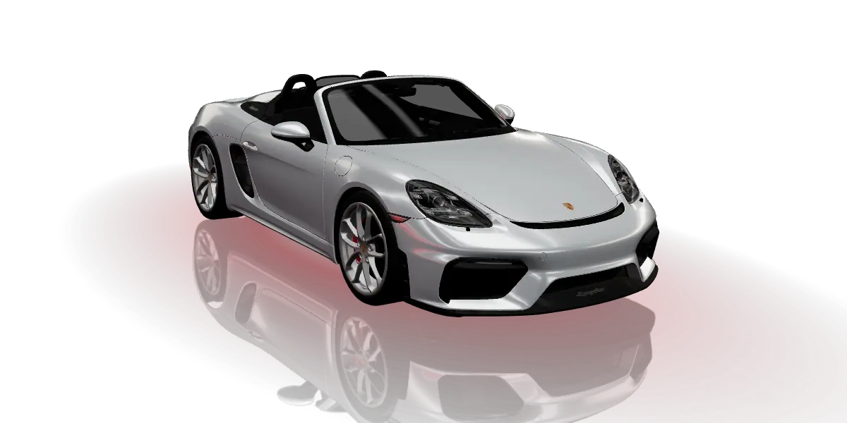 Porsche 718 Spyder, vista 1 di 6
